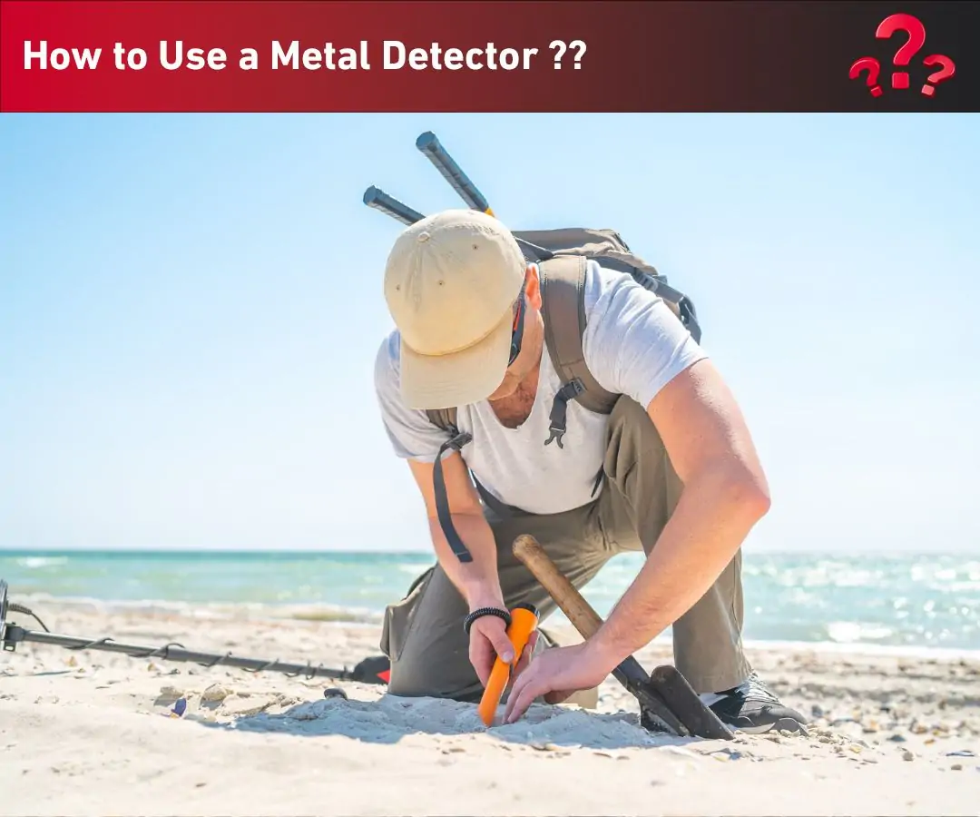 How to use a metal detector How to use a metal detector