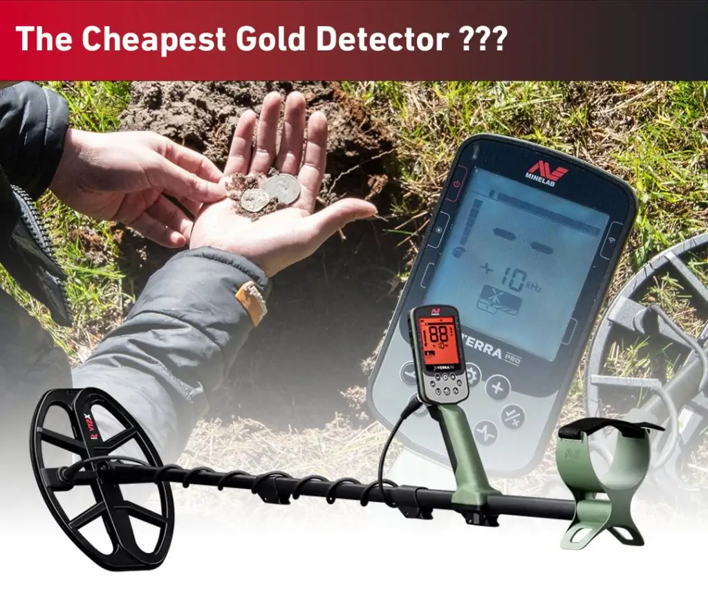 The cheapest gold detector