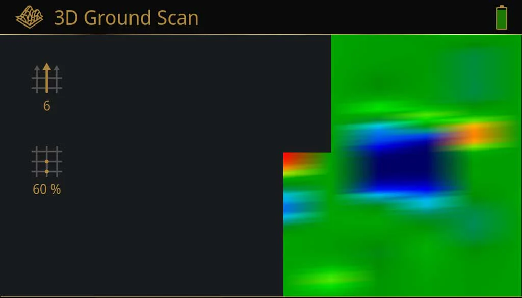 OKM eXp 7000 Professional Plus OKM eXp 7000 operating mode 3D Ground Scan